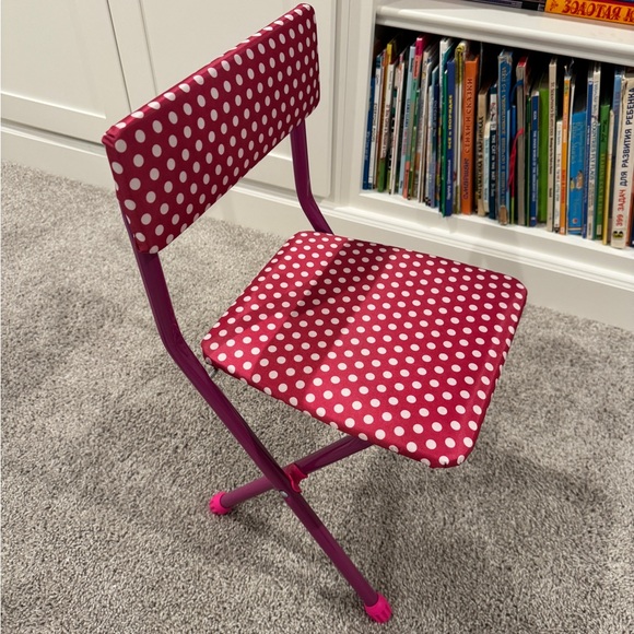 NIKA Other - Polka Dot Kids Folding Chair made in Russia